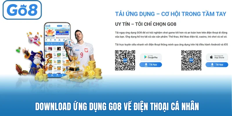 Download ứng dụng GO8 về điện thoại cá nhân