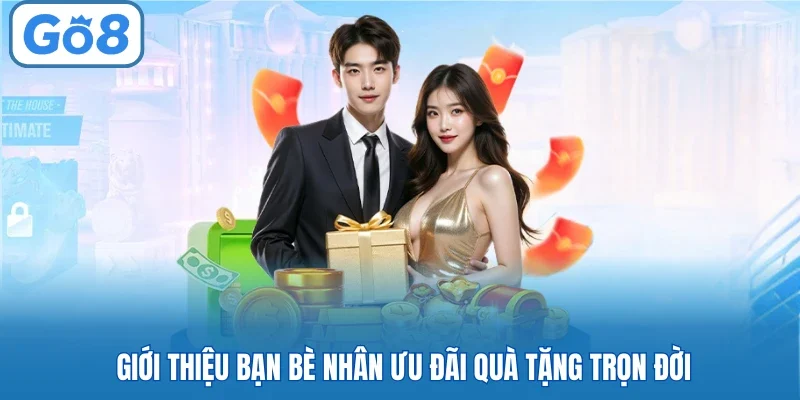 Giới thiệu bạn bè nhân ưu đãi quà tặng trọn đời